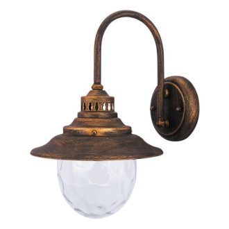   Rábalux Barcelona Kültéri fali lámpa E27 1x MAX 60W IP43 antik arany RAB8677