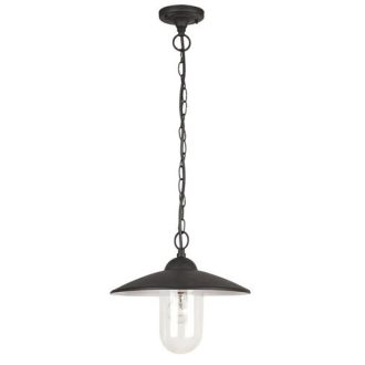   Rábalux Vigo Kültéri függeszték E27 1x MAX 60W IP44 matt fekete RAB8687