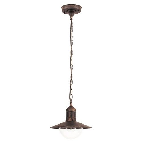Rábalux Oslo Kültéri függeszték E27 1x MAX 60W IP44 antik arany RAB8737