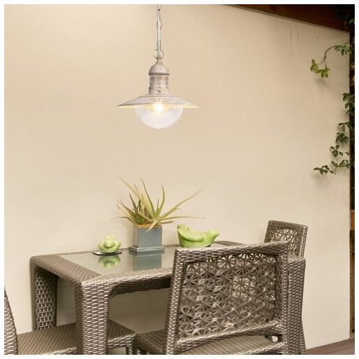 Rábalux Oslo Kültéri függeszték E27 1x MAX 60W IP44 antik fehér RAB8740
