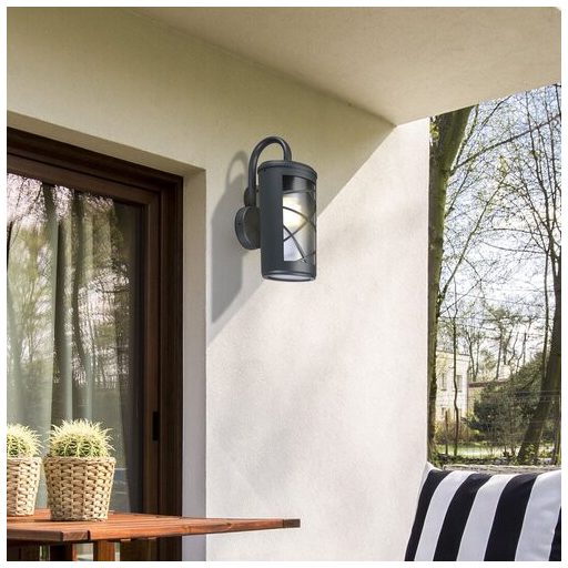 Rábalux Pescara Kültéri fali lámpa E27 1x MAX 60W IP44 antracit RAB8742