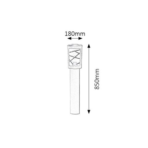 Rábalux Pescara Kültéri állólámpa E27 1x MAX 60W IP44 antracit RAB8744