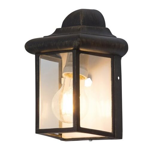 Rábalux Norvich Kültéri fali lámpa E27 1x MAX 60W IP43 antik arany RAB8754