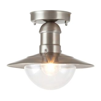   Rábalux Oslo Kültéri mennyezeti lámpa E27 1x MAX 60W IP44 szatin króm RAB8763