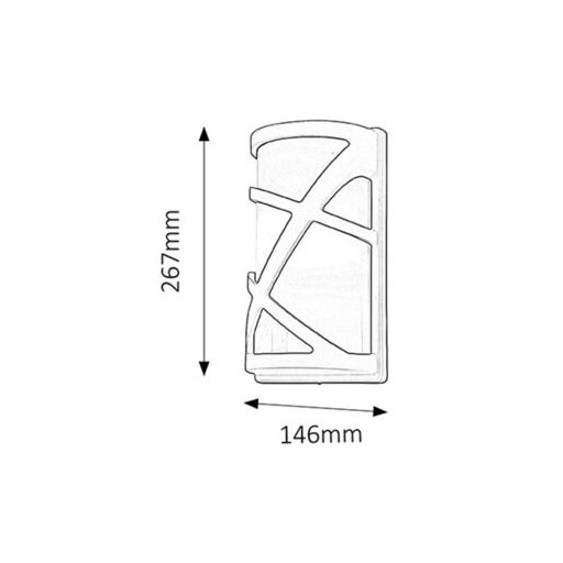 Rábalux Durango Kültéri lámpa  E27 1x MAX 40 - RAB8767