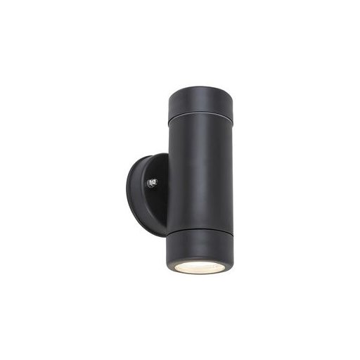 Rábalux Medina Kültéri fali lámpa GU10 2X MAX 10W IP44 matt fekete RAB8833