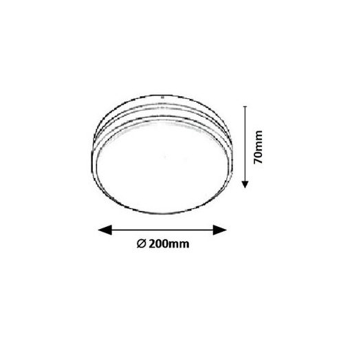 Rábalux Hamburg Kültéri lámpa természetes fehér LED 10 - RAB8847