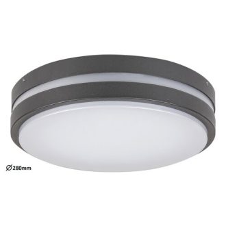  Rábalux Hamburg Kültéri fali lámpa LED 12W 4000K IP44 antracit RAB8848