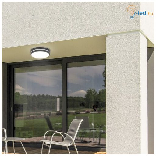 Rábalux Hamburg Kültéri fali lámpa LED 12W 4000K IP44 antracit RAB8848