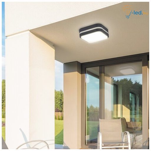 Rábalux Hamburg Kültéri fali lámpa LED 12W 4000K IP44 antracit RAB8850