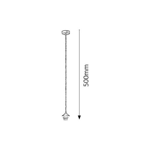 Rábalux Fix Függeszték E27 1x MAX 60W IP20 szatin króm RAB9926