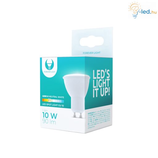 FL LED spotlámpa  GU10 MR16 1W 120° 6000K spot - RTV003479