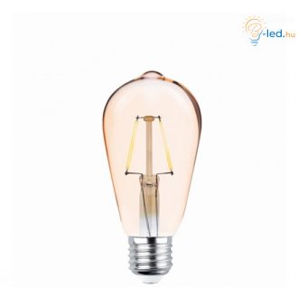   FL Borostyán LED izzó filament COG   E27 4W 2200K - RTV0100009