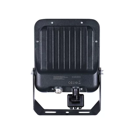 FL PROXIM+ 30W, 4500 lumen, 4000K, mozgásérzékelős LED reflektor 90° 150lm/W fekete házas - RTV200084