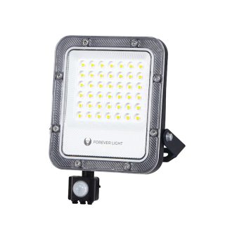   FL PROXIM+ 30W, 4500 lumen, 6500K, mozgásérzékelős LED reflektor 90°  150lm/W fekete házas - RTV200085