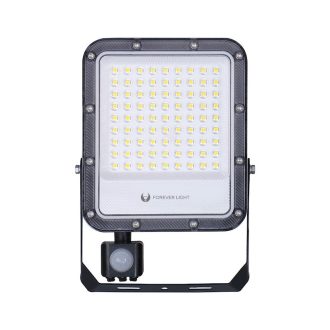   FL PROXIM+ 50W, 7500 lumen, 4000K, Mozgásérzékelős LED reflektor 90° 150lm/W fekete házas - RTV200088