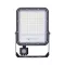 FL PROXIM+ 50W, 7500 lumen, 6500K,  Mozgásérzékelős LED reflektor 90° 150lm/W fekete házas - RTV200089