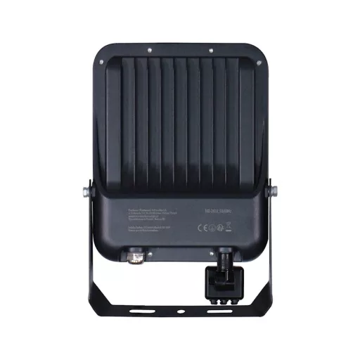 FL PROXIM+ 50W, 7500 lumen, 6500K,  Mozgásérzékelős LED reflektor 90° 150lm/W fekete házas - RTV200089