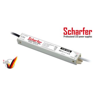   Scharfer LED Fémházas szerelhető vízálló tápegység 45W 3.75A 12V IP67 - SCH-45-12