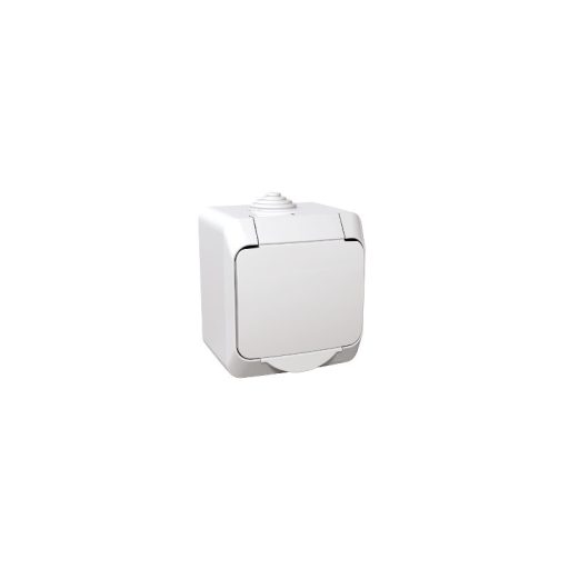 Schneider CEDAR PLUS falon kívüli dugalj , gyermekvédelemmel, csapófedéllel, IP44, - WDE000541