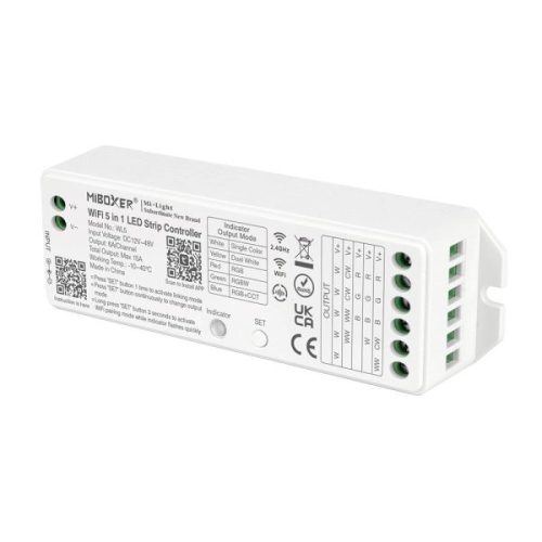 Mi Light - Miboxer RF + Wifi 5 az 1-ben vezérlő Egyszínű  / RGB / RGBW / RGB+CCT LED szalaghoz - WL5