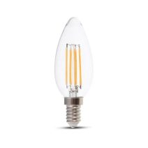 E14 foglalatú filament LED izzó